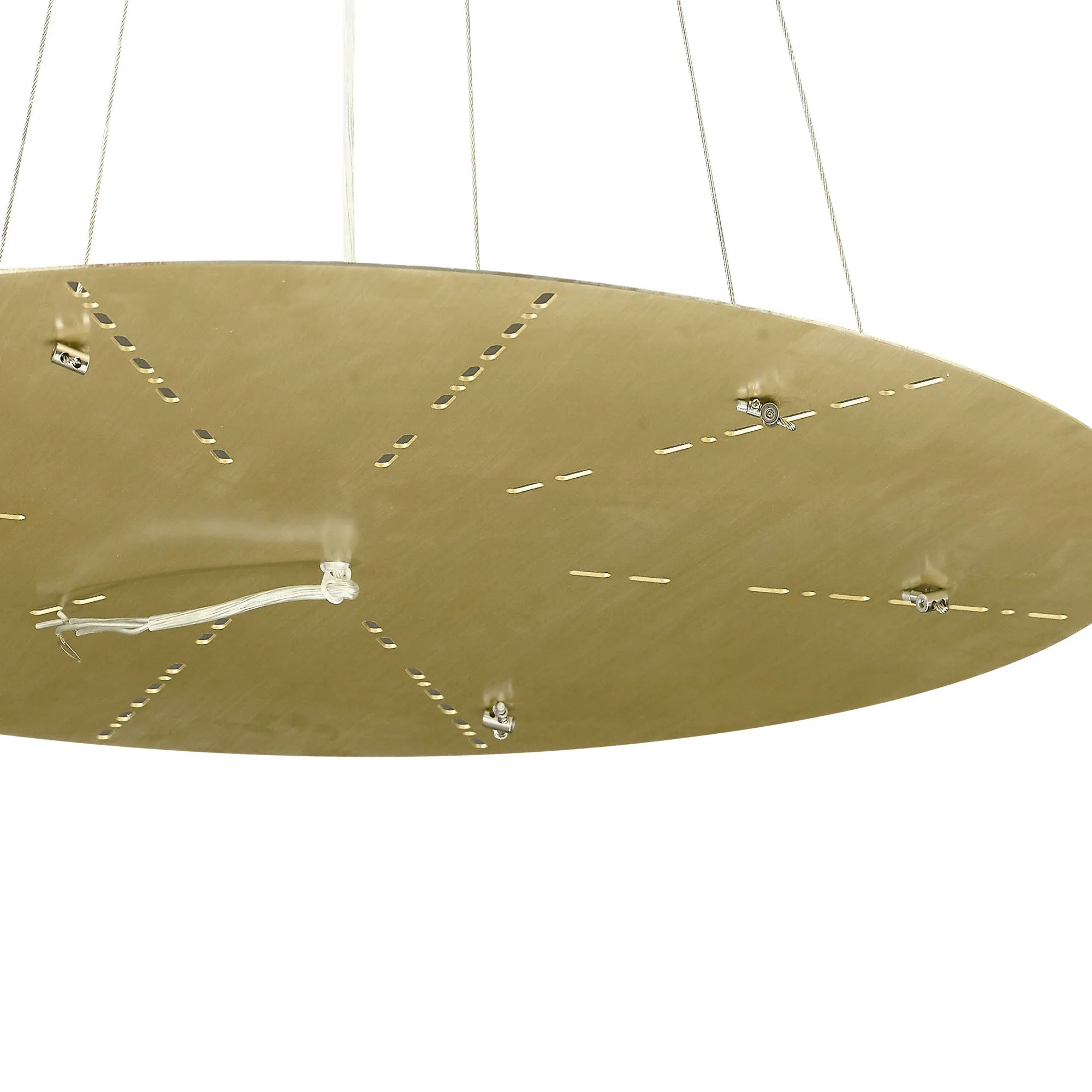 Lowan 790mm 3m Suspension Plate (Max Load 40kg) Painted Brushed Gold D0669  Deco Lowan Painted Gold